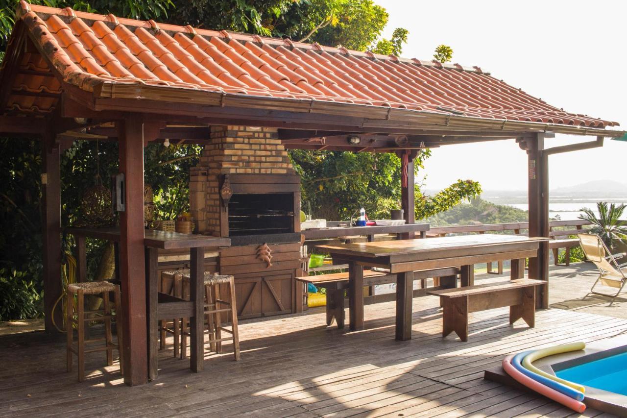 Casa Com Piscina E Incrivel Vista Para Lagoa ガロパバ エクステリア 写真